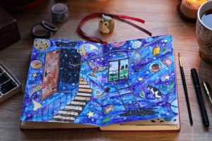bullet journal organizare februarie